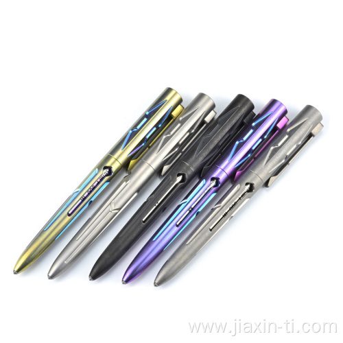 Titanium Alloy Tactical Pen For Outdoor Emergency Use